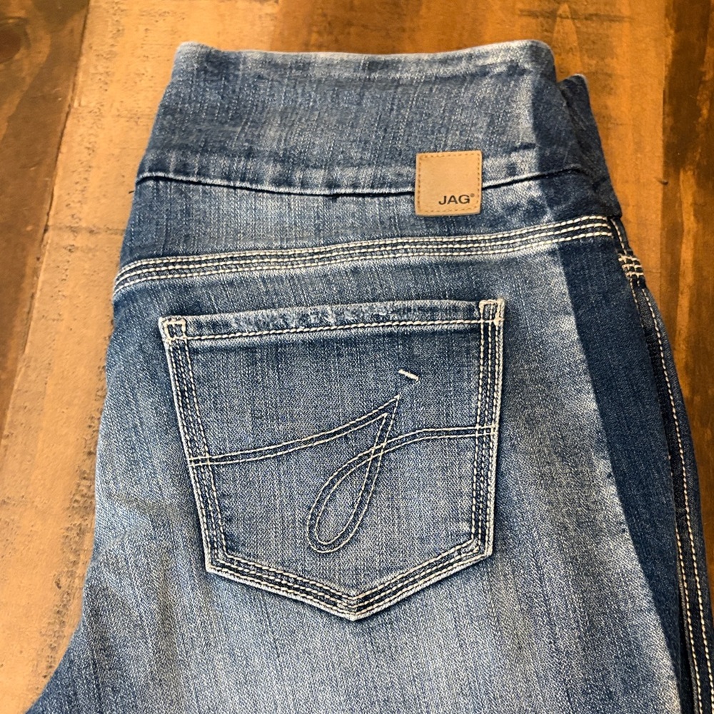 Jag Jeans Women's High Rise Skinny Denim with Signature Pocket Stitch